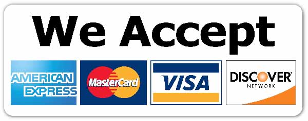 We Accept Cards