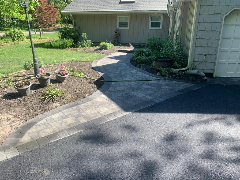 Huntington Interlock Paving Installation