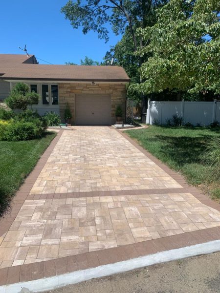 Lindenhurst Interlock Paving Installation