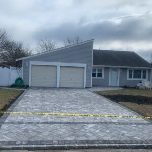 Concrete Paver Driveway in Medford, NY